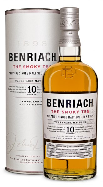 BenRiach 10 Jahre The Smoky Ten Speyside Single Malt Whisky
