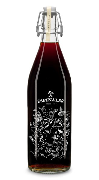 Espinaler Vermut Rojo Vintage Bügelflasche