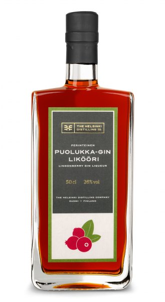 Helsinki Puolukka-Gin Likööri Preiselbeer-Gin-Likör