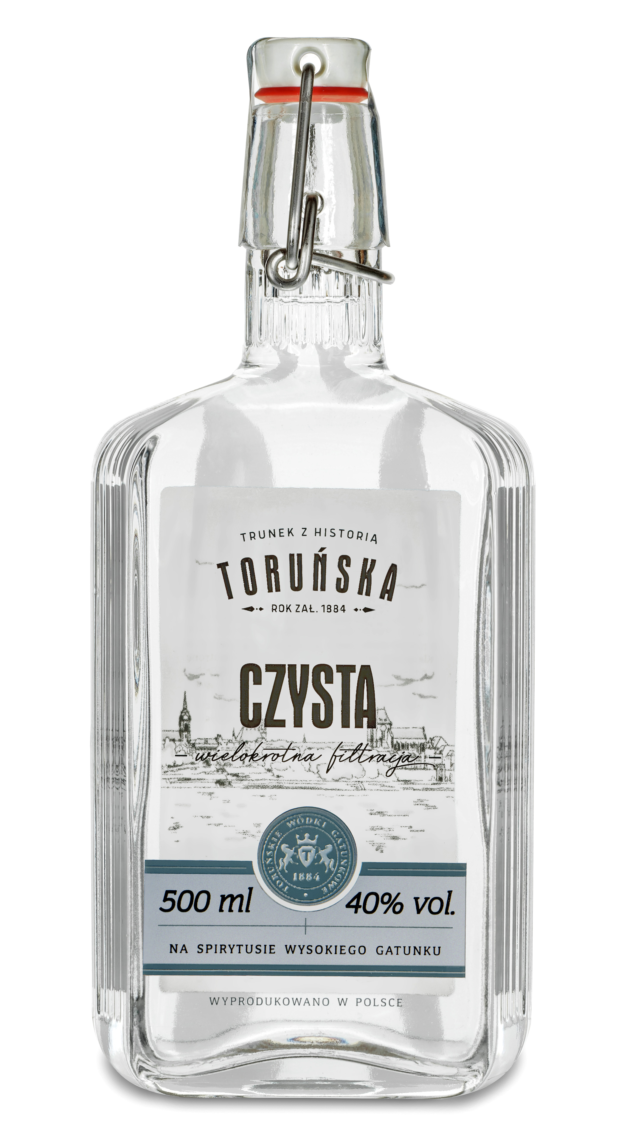 Torunska Wodka Czysta 0,5 l für 11,90 € kaufen für bei Dr. Kochan  Schnapskultur Fachgeschäft und Onlineshop | Dr. Kochan Schnapskultur