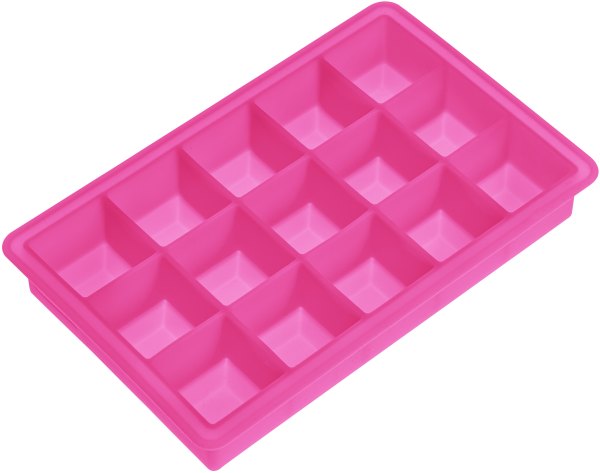 Lurch Eiswürfelbereiter 15 Würfel à 3 x 3 cm purpur