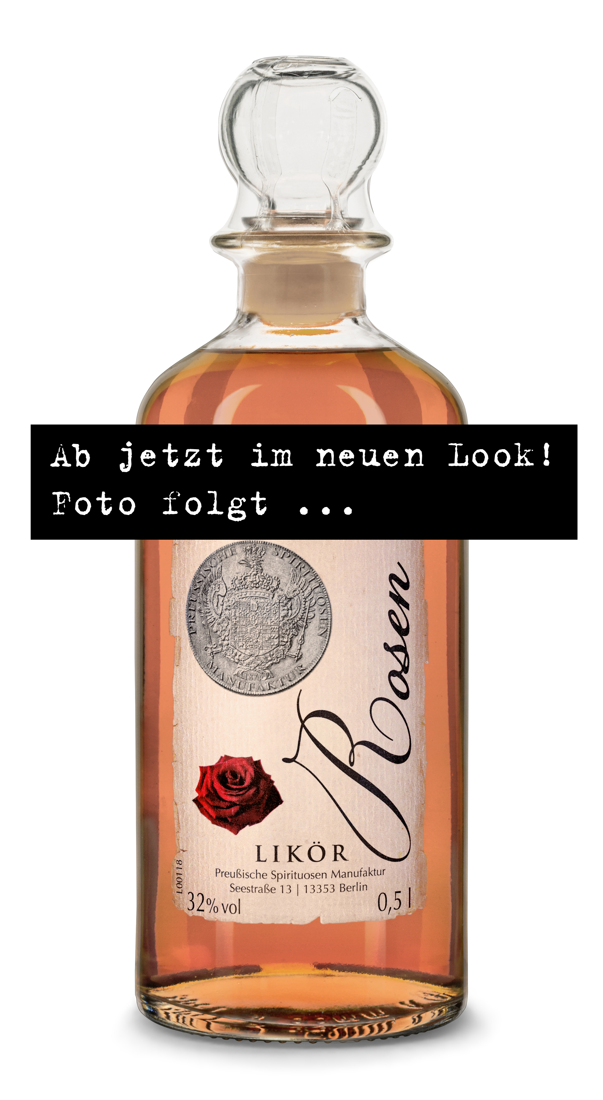Rosen-Likör 0,5 l für 23,90 € Preußische Spirituosen Manufaktur kaufen ...