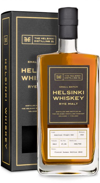 Helsinki Rye Malt Whiskey #15 American Virgin Oak Finnish Summer Edition 2019