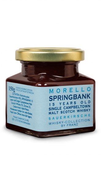 Sauerkirsche & Springbank 15 Jahre Single Malt Whisky Fruchtaufstrich