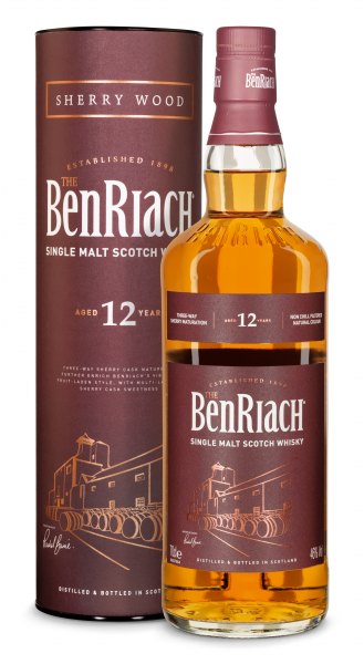 BenRiach 12 Jahre Sherry Wood Speyside Single Malt Whisky 2019