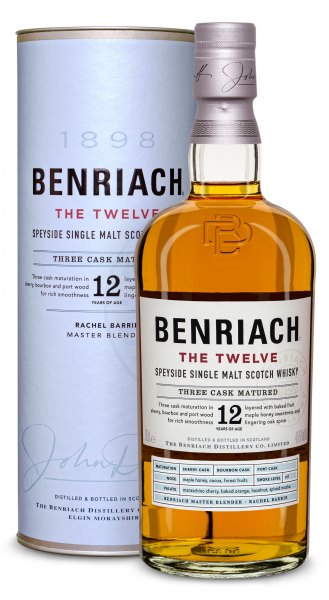 BenRiach 12 Jahre The Twelve Speyside Single Malt Whisky