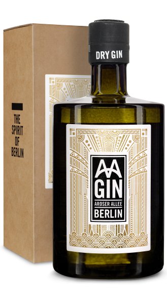 AA Berlin Gin mit Geschenkkarton