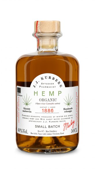 J. J. Kurberg Hemp Flavored Vodka Hanf Spirituose (Bio)