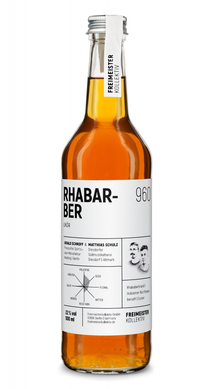 Freimeisterkollektiv Rhabarber Likör 0,5 l günstig kaufen Dr. Kochan