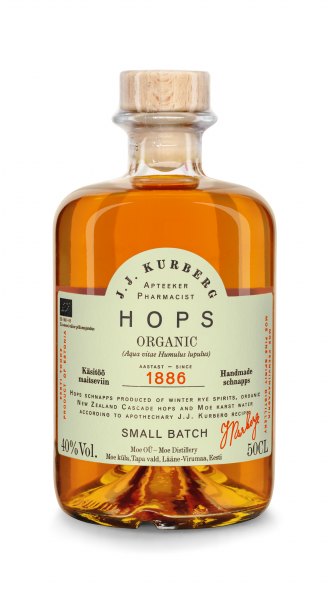 J. J. Kurberg Hops Flavored Vodka Hopfen Spirituose (Bio)