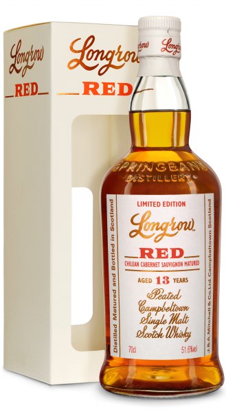 Longrow Red 13 Jahre Chilean Cabernet Sauvignon Matured Campbeltown Single Malt Whisky 2020