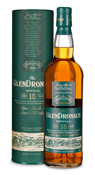 GlenDronach 15 Jahre Revival Highland Single Malt Whisky (2019)