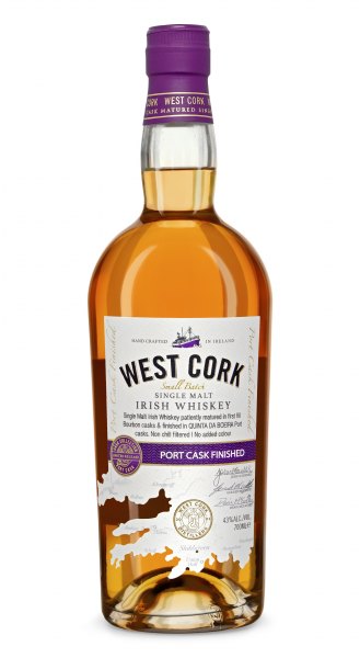 West Cork Port Cask Finished Irish Single Malt Whiskey