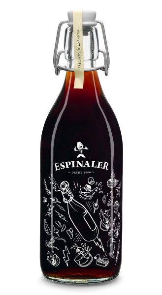 Espinaler Vermut Rojo Vintage Bügelflasche