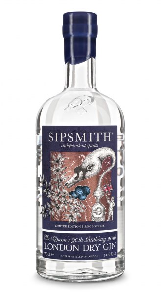 Sipsmith Gin The Queen&#039;s 90th Birthday 2016 Limited Edition